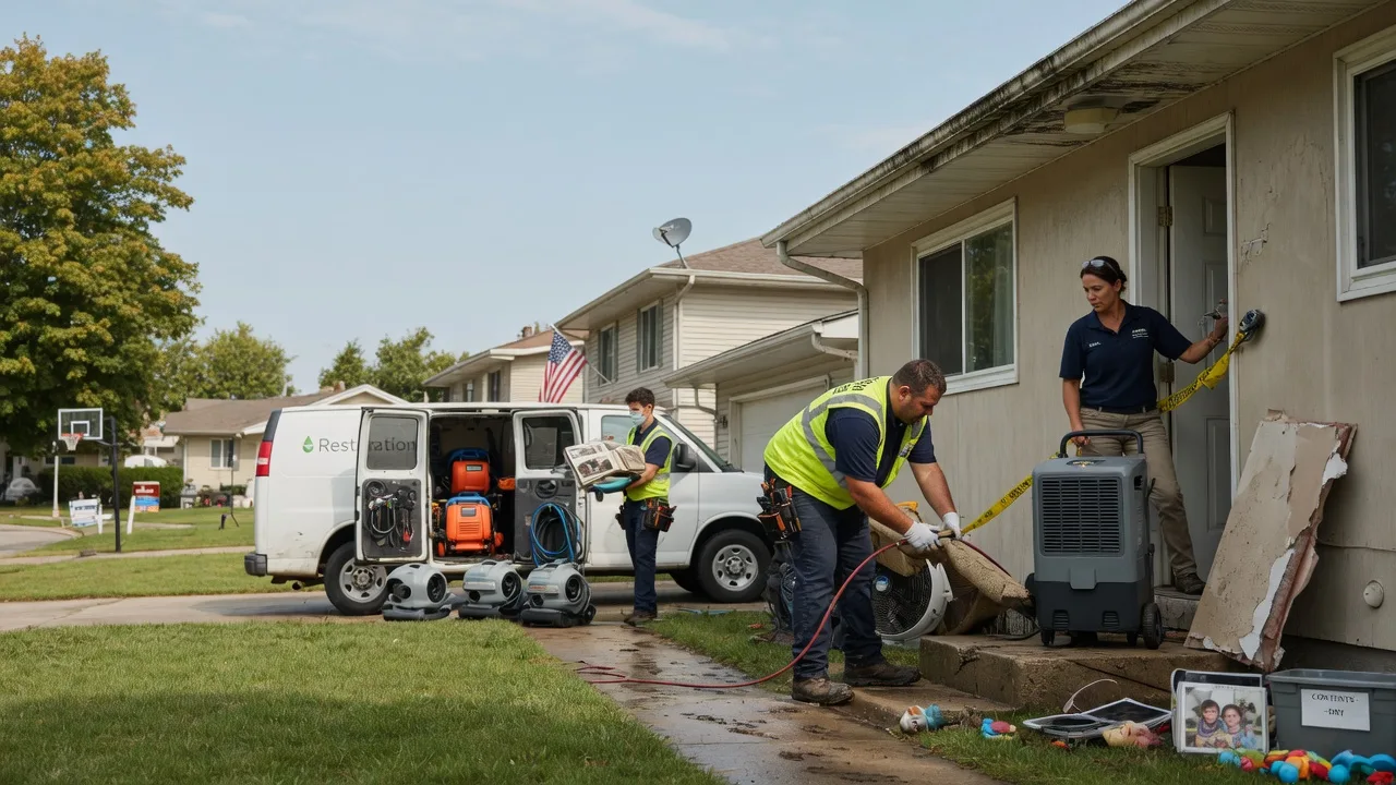 Water Damage Restoration in Alexander, IL near me
